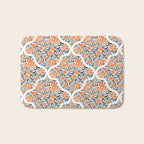 Tangerine Lattice Dreams Bath Mat Gallery Image 1