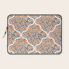 Tangerine Lattice Dreams Laptop Sleeve Gallery Image 1