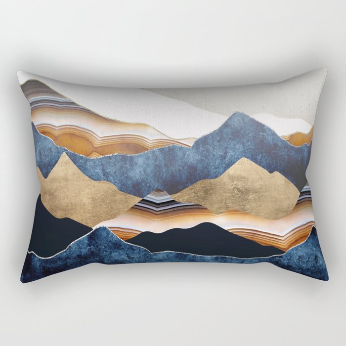Amber Sun Rectangular Pillow Gallery Image 1