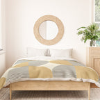 Semicircle Stripes - Gold Duvet Cover Gallery Image 3