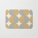 Semicircle Stripes - Gold Bath Mat Gallery Image 1