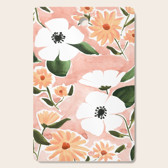 Summer Florals Cutting Board Gallery Image 1