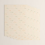 Hand drawn mountain landscape doodle pattern Wrapping Paper Gallery Image 3