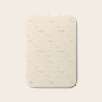 Hand drawn mountain landscape doodle pattern Bath Mat Gallery Image 1