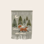 Snowy Evening Fox Wall Hanging Gallery Image 1