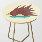 Hedgehog in hair raising speed Side Table Gallery Image 2