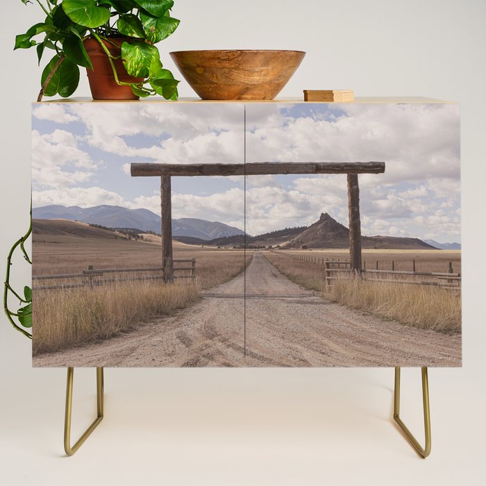 Wide Open Spaces x Montana Landscape Photography Credenza Gallery Image 1