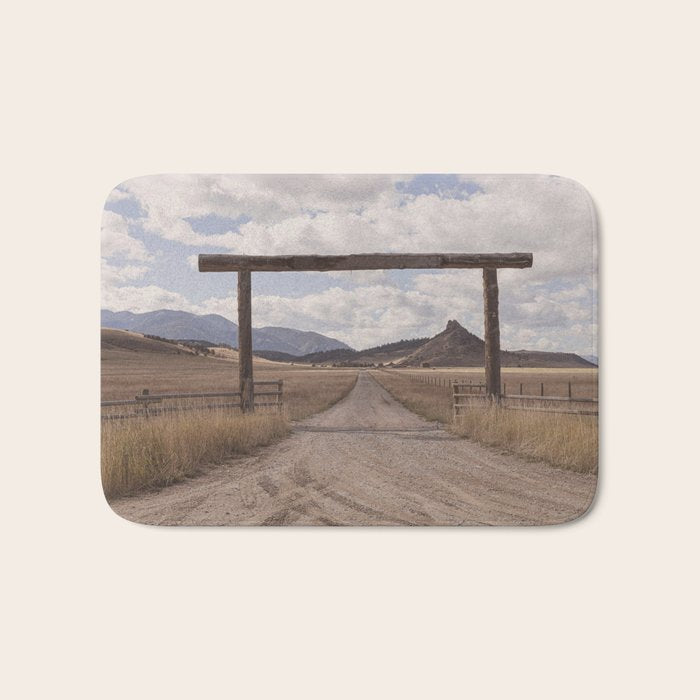 Wide Open Spaces x Montana Landscape Photography Bath Mat Gallery Image 1