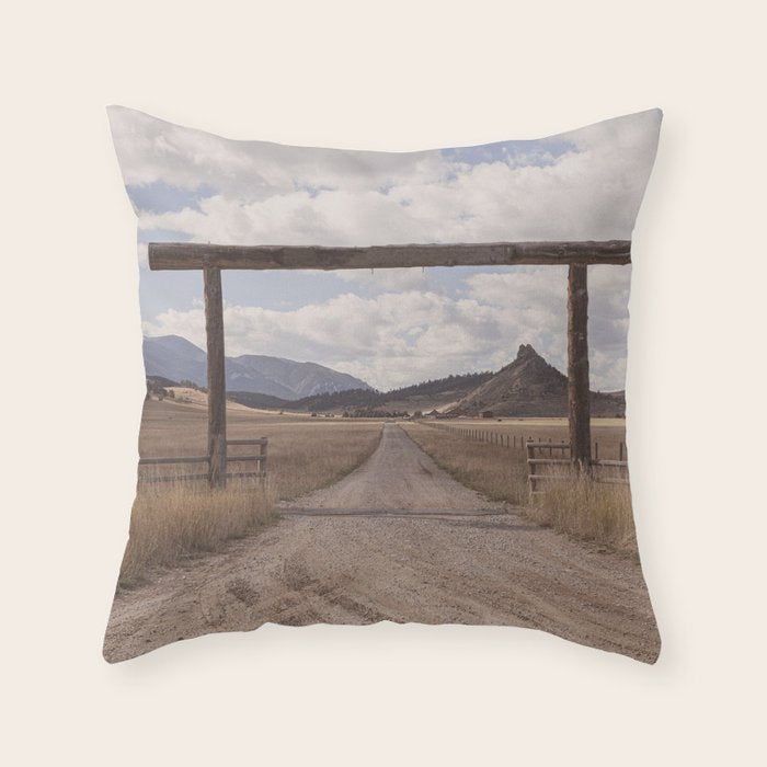 Wide Open Spaces x Montana Landscape Photography Throw Pillow Gallery Image 6