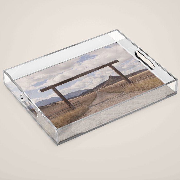 Wide Open Spaces x Montana Landscape Photography Acrylic Tray Gallery Image 1