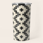 Taos - black and alabaster Travel Mug Gallery Image 1
