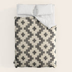 Taos - black and alabaster Comforter Gallery Image 6