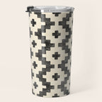 Taos - black and alabaster Travel Mug Gallery Image 3