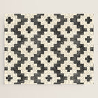 Taos - black and alabaster Jigsaw Puzzle Gallery Image 1