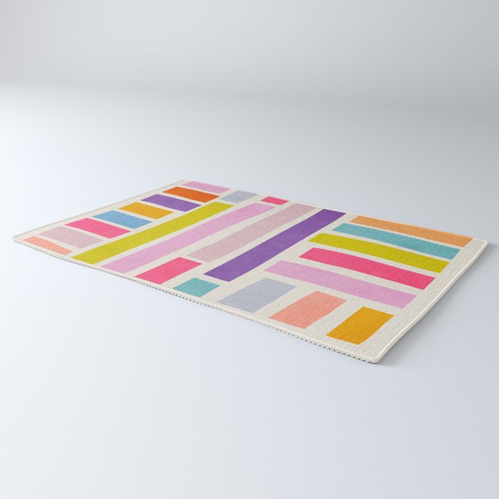 Pastel Tones Colorful Artwork Rug Gallery Image 3