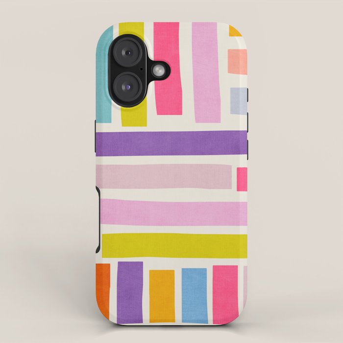 Pastel Tones Colorful Artwork iPhone Case Gallery Image 1