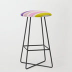 Pastel Tones Colorful Artwork Stool Gallery Image 1