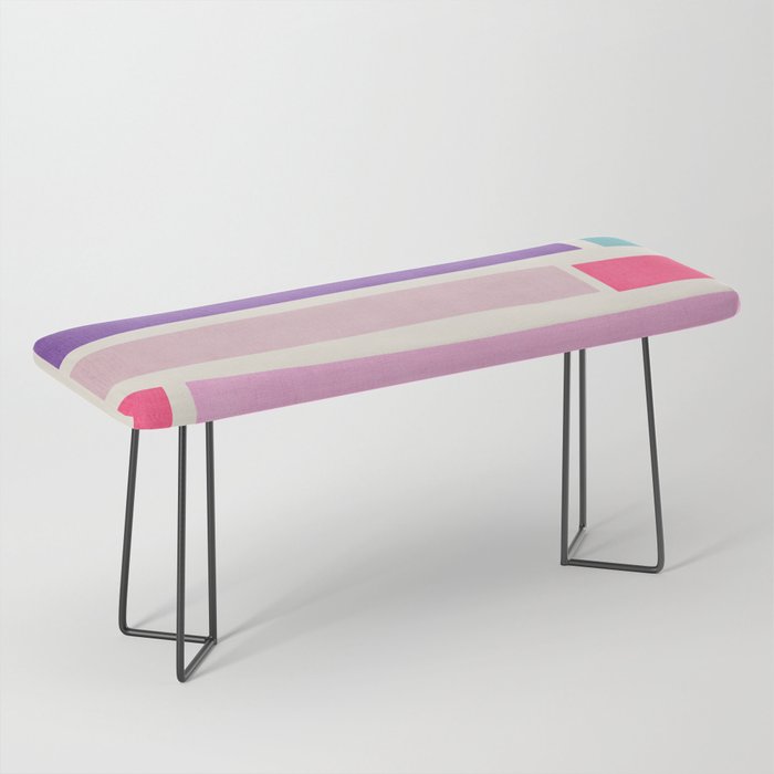 Pastel Tones Colorful Artwork Bench Gallery Image 1