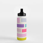 Pastel Tones Colorful Artwork Water Bottle Gallery Image 2