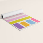 Pastel Tones Colorful Artwork Yoga Mat Gallery Image 2