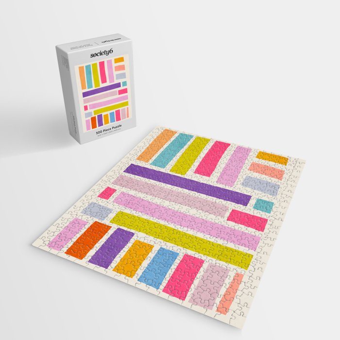 Pastel Tones Colorful Artwork Jigsaw Puzzle Gallery Image 2