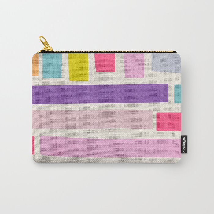 Pastel Tones Colorful Artwork Carry All Pouch Gallery Image 1