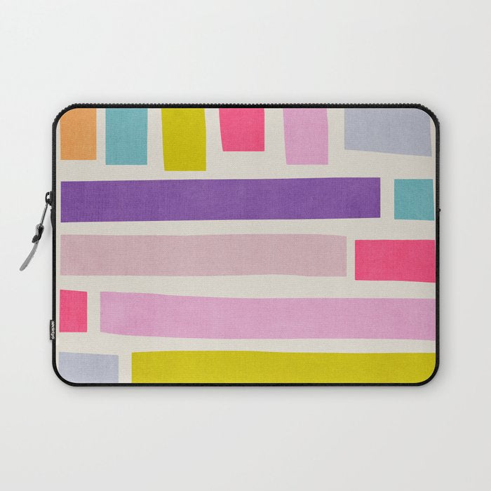 Pastel Tones Colorful Artwork Laptop Sleeve Gallery Image 1