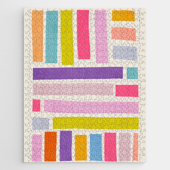 Pastel Tones Colorful Artwork Jigsaw Puzzle