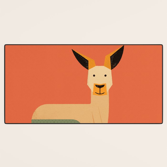 Whimsy Kangaroo Desk Mat Gallery Image 3