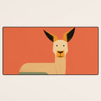 Whimsy Kangaroo Desk Mat Gallery Image 3