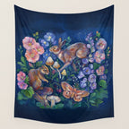 Spring Flower Garden Wall Tapestry Gallery Image 4