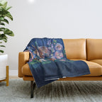 Spring Flower Garden Throw Blanket Gallery Image 1