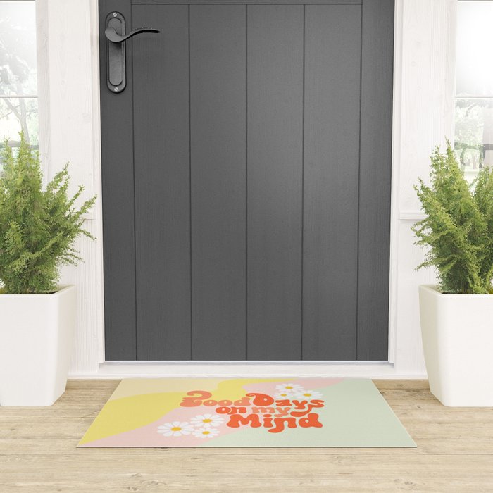 Good Days on My Mind Welcome Mat Gallery Image 3