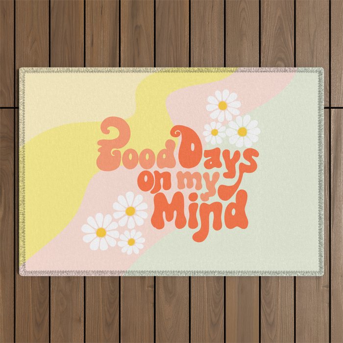 Good Days on My Mind Outdoor Rug Gallery Image 1