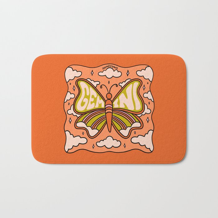 Gemini Butterfly Bath Mat Gallery Image 1