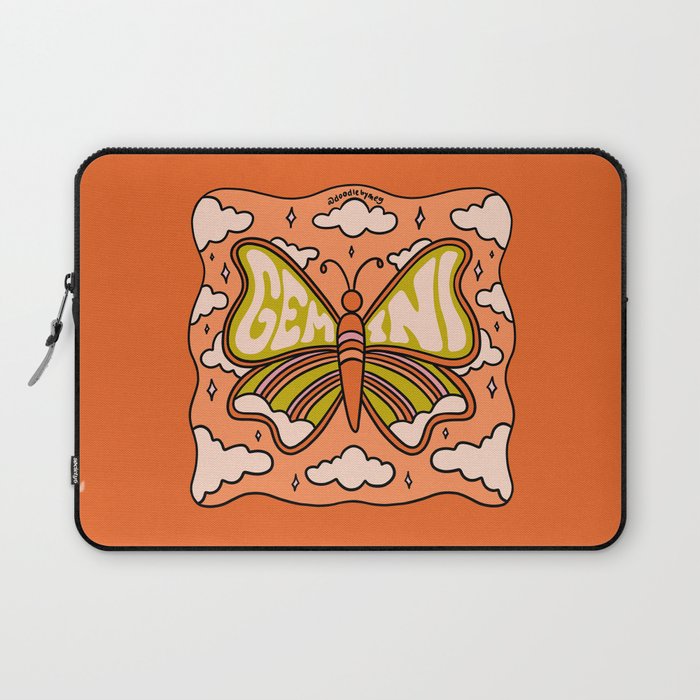 Gemini Butterfly Laptop Sleeve Gallery Image 1