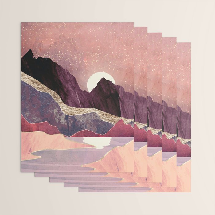 Blush Vista Wrapping Paper Gallery Image 3