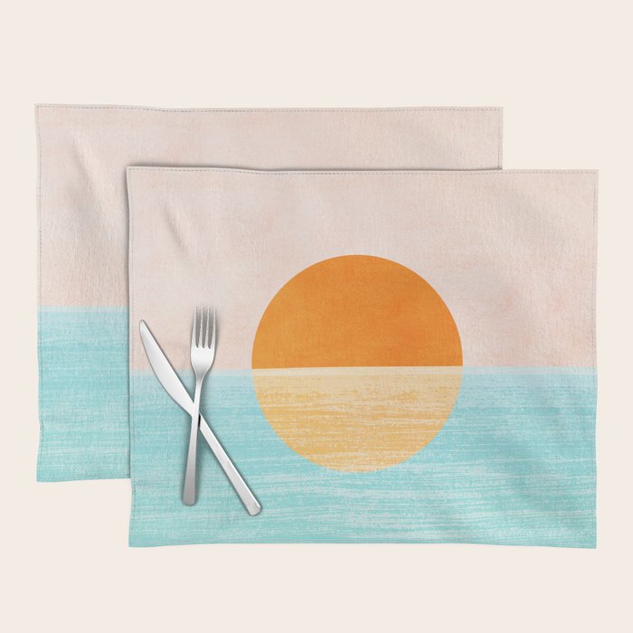 Seaside Sunset Placemat Gallery Image 1