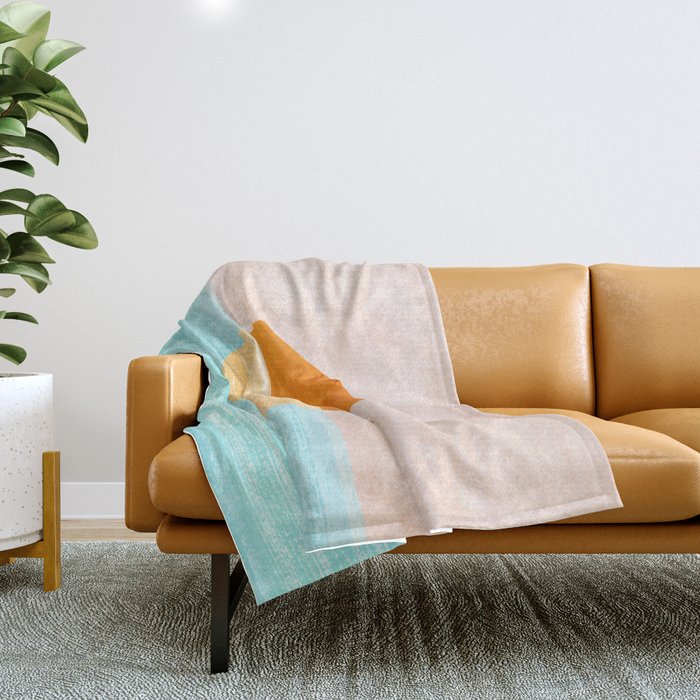 Seaside Sunset Throw Blanket Gallery Image 1