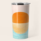 Seaside Sunset Travel Mug Gallery Image 1