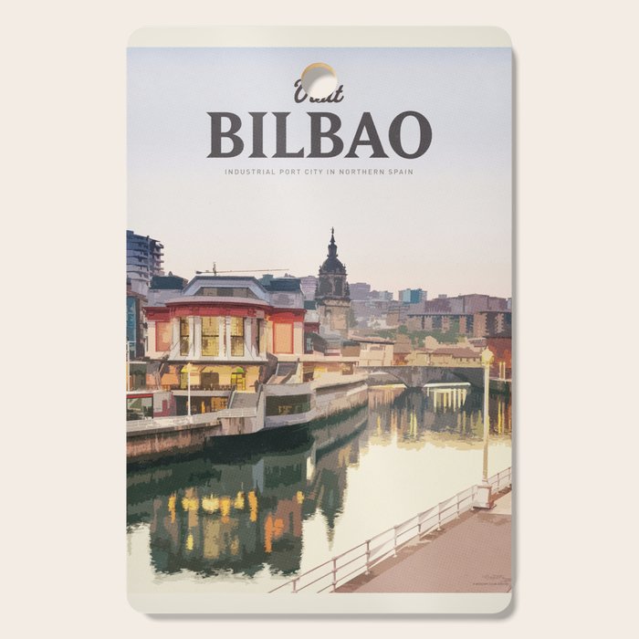 Visit Bilbao Cutting Board Gallery Image 1