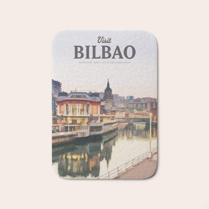 Visit Bilbao Bath Mat Gallery Image 1