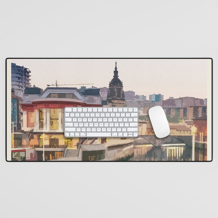 Visit Bilbao Desk Mat Gallery Image 1