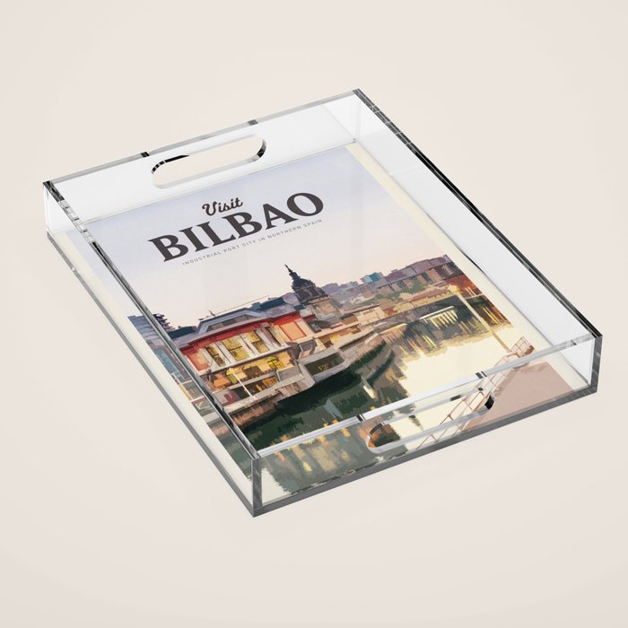 Visit Bilbao Acrylic Tray Gallery Image 1