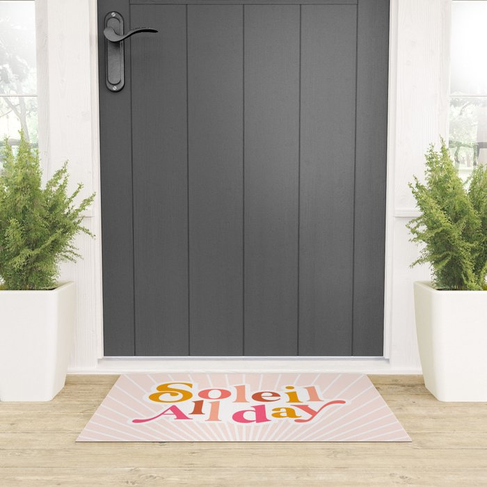 Soleil All day - Positive words Welcome Mat Gallery Image 3