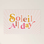 Soleil All day - Positive words Welcome Mat Gallery Image 1