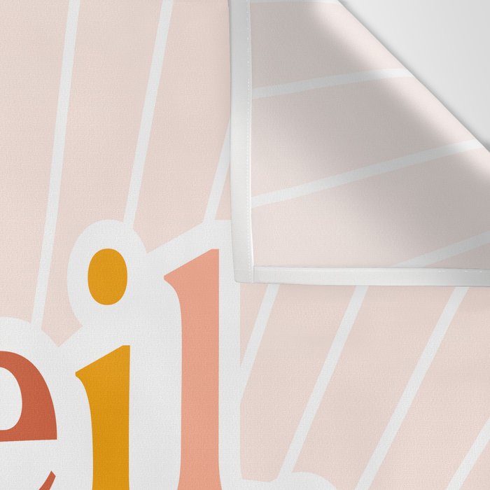 Soleil All day - Positive words Wall Tapestry Gallery Image 3