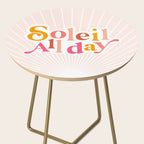 Soleil All day - Positive words Side Table Gallery Image 2