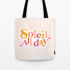 Soleil All day - Positive words Tote Bag Gallery Image 1