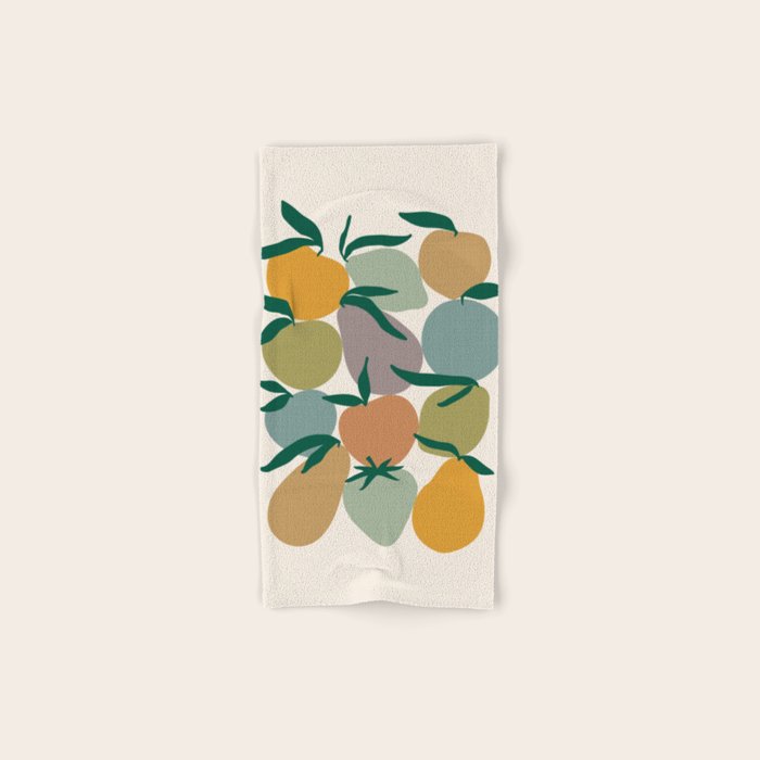 2025 EARTHY FRUIT MARKET CALENDAR Bath Towel Gallery Image 1